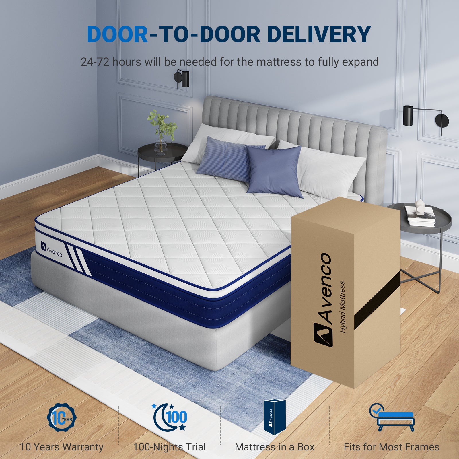 Avenco phantom spring gel hybrid mattress Avenco® Mattress