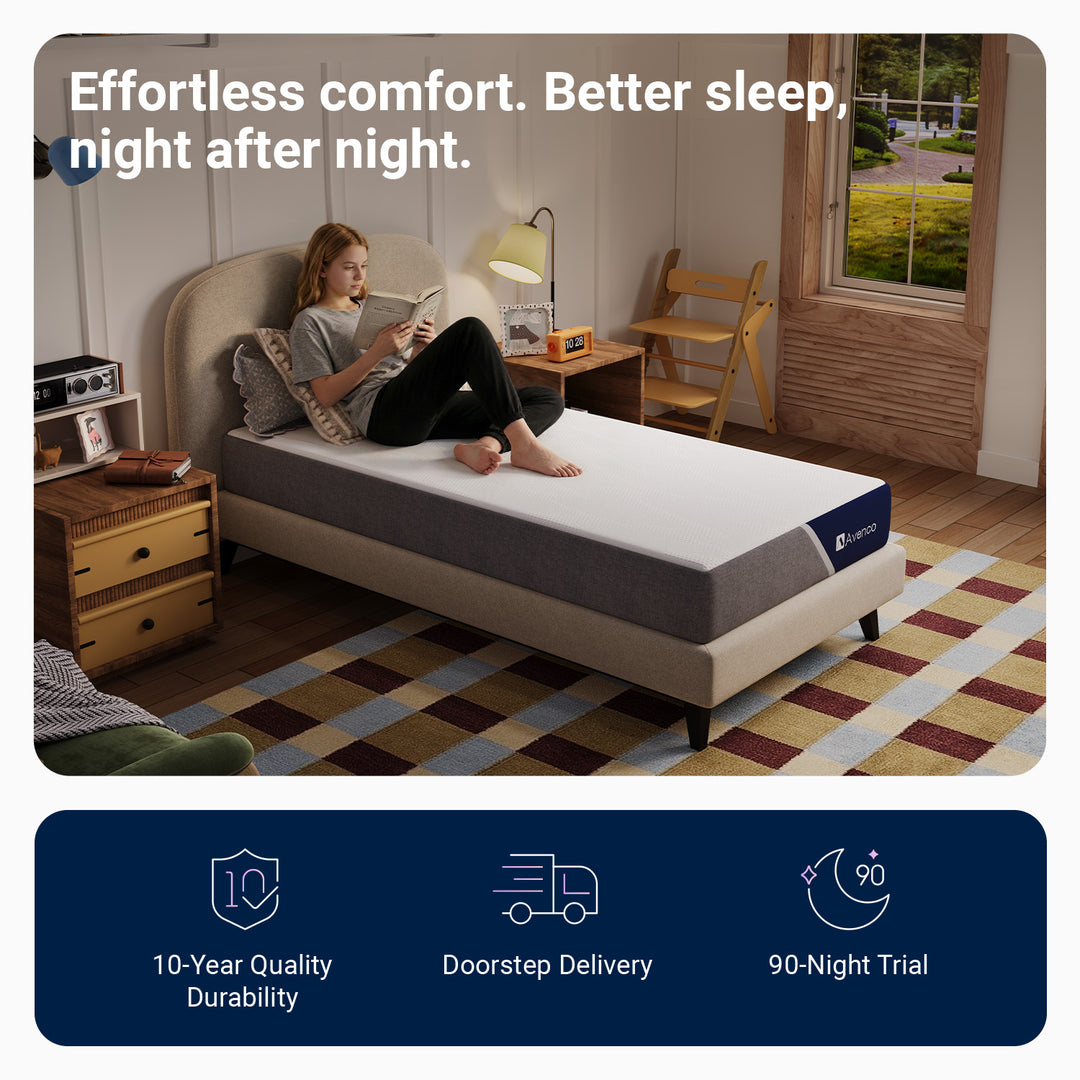 Avenco SyncDeep 5-8 Inch Mattress for Deep Sleep Memory Foam