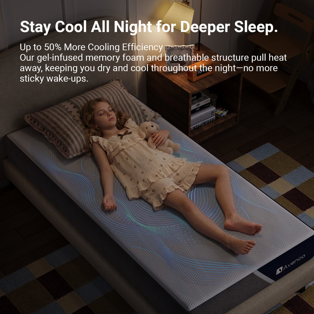 Avenco SyncDeep 5-8 Inch Mattress for Deep Sleep Memory Foam